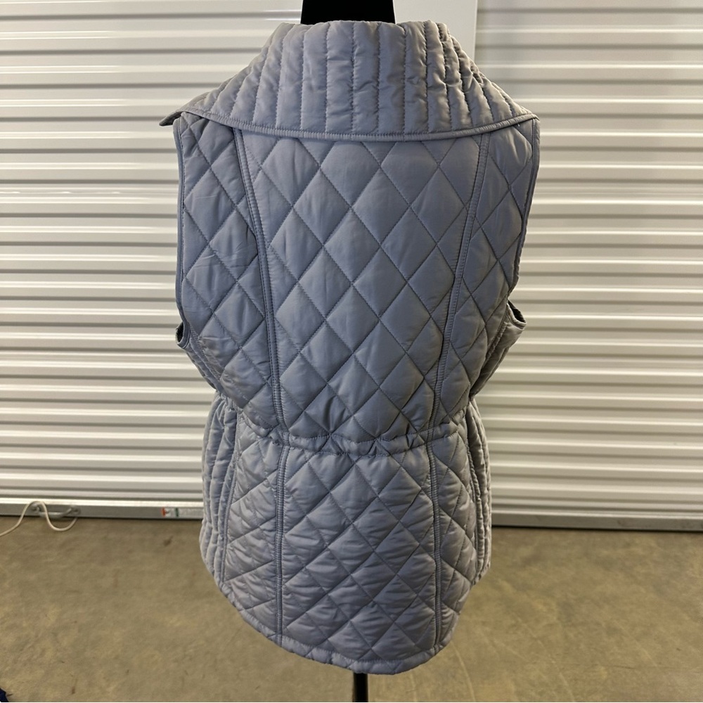 Ruby Rd. Quilted Gray‎ Vest - Picture 2 of 5